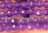 CTG2224 15 inches 2mm,3mm faceted round candy jade beads