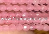 CTG2228 15 inches 2mm,3mm faceted round candy jade beads