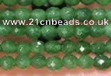 CTG2230 15 inches 2mm,3mm faceted round candy jade beads