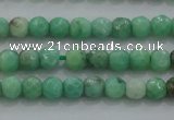 CTG225 15.5 inches 3mm faceted round tiny grass agate beads