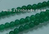 CTG23 15.5 inches 3mm round tiny green agate beads wholesale