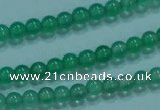 CTG24 15.5 inch 3mm round tiny pale green agate beads wholesale