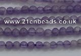 CTG252 15.5 inches 3mm round tiny amethyst gemstone beads