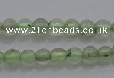 CTG255 15.5 inches 3mm round tiny green rutilated quartz beads