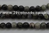 CTG264 15.5 inches 3mm round tiny grey opal gemstone beads