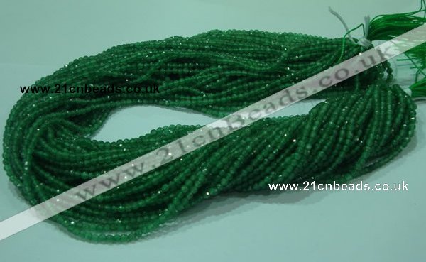 CTG27 15.5 inches 3mm faceted round tiny aventurine beads