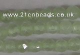 CTG302 15.5 inches 3mm faceted round ting prehnite agate beads