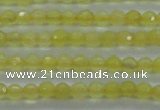 CTG406 15.5 inches 2mm faceted round tiny dyed candy jade beads