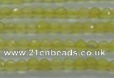 CTG406 15.5 inches 2mm faceted round tiny dyed candy jade beads