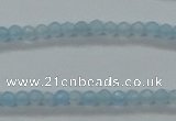 CTG408 15.5 inches 2mm faceted round tiny dyed candy jade beads