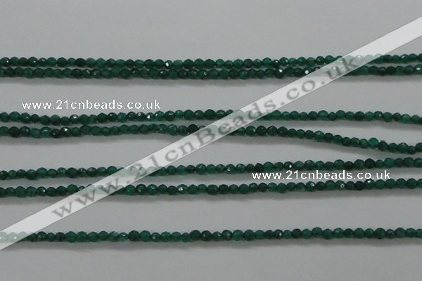 CTG415 15.5 inches 2mm faceted round tiny dyed candy jade beads