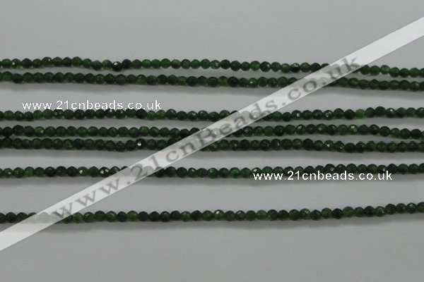 CTG417 15.5 inches 2mm faceted round tiny dyed candy jade beads