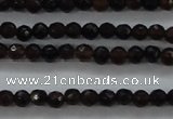 CTG426 15.5 inches 2mm faceted round tiny agate gemstone beads