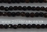 CTG426 15.5 inches 2mm faceted round tiny agate gemstone beads