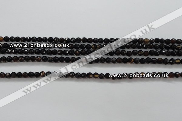 CTG428 15.5 inches 3mm faceted round tiny agate gemstone beads