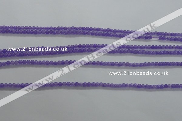 CTG433 15.5 inches 2mm round tiny dyed candy jade beads wholesale