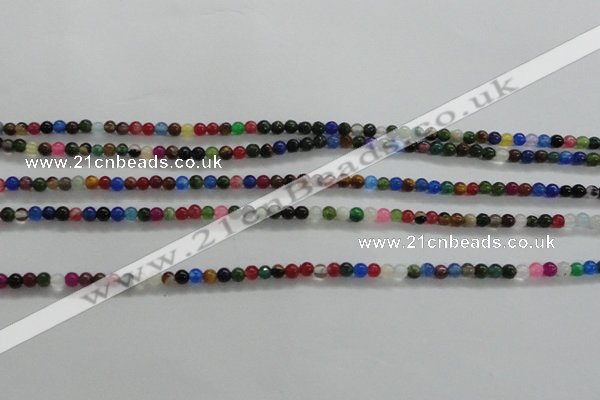 CTG437 15.5 inches 2mm round tiny dyed candy jade beads wholesale