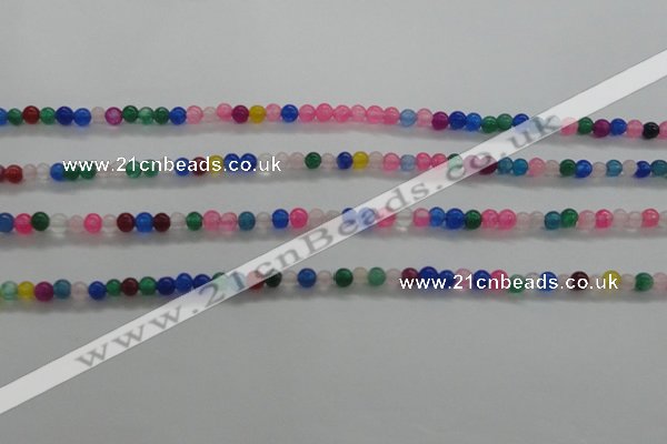 CTG438 15.5 inches 2mm round tiny dyed candy jade beads wholesale