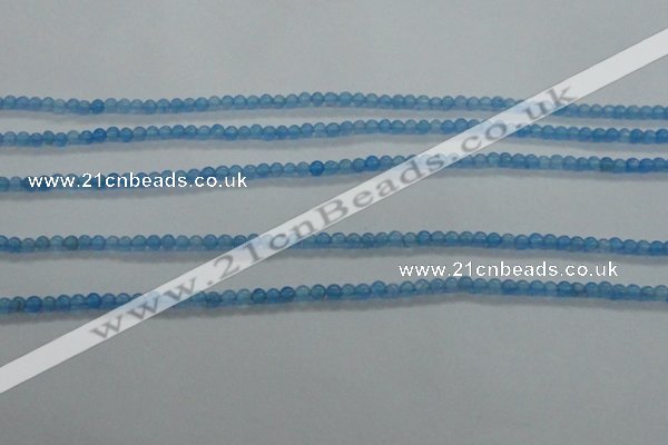 CTG439 15.5 inches 2mm round tiny dyed candy jade beads wholesale