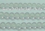 CTG44 15.5 inches 2mm round tiny white crystal beads wholesale