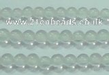 CTG44 15.5 inches 2mm round tiny white crystal beads wholesale