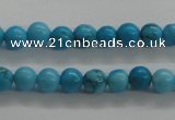 CTG441 15.5 inches 3mm round tiny natural turquoise beads wholesale