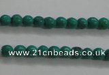 CTG442 15.5 inches 3mm round tiny natural turquoise beads wholesale