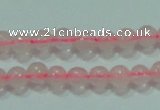 CTG49 15.5 inches 2mm round tiny rose quartz beads wholesale