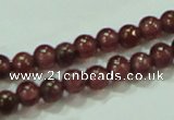 CTG54 15.5 inches 2mm round grade A tiny garnet beads wholesale