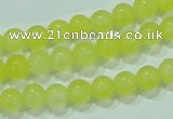 CTG58 15.5 inches 2mm round tiny dyed white jade beads wholesale