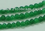 CTG61 15.5 inches 2mm round tiny dyed white jade beads wholesale