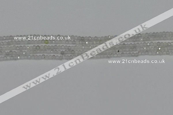 CTG612 15.5 inches 2mm faceted round labradorite beads