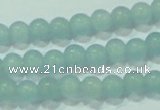 CTG66 15.5 inches 3mm round tiny dyed white jade beads wholesale