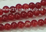 CTG67 15.5 inches 3mm round tiny dyed white jade beads wholesale