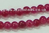 CTG68 15.5 inches 3mm round tiny dyed white jade beads wholesale