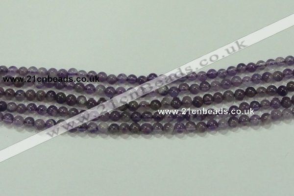 CTG72 15.5 inches 3mm round grade AB tiny amethyst beads wholesale