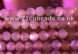 CTG737 15.5 inches 3mm faceted round tiny sunstone beads