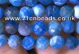 CTG762 15.5 inches 5mm faceted round tiny apatite gemstone beads