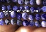 CTG779 15.5 inches 3mm faceted round tiny sodalite beads wholesale