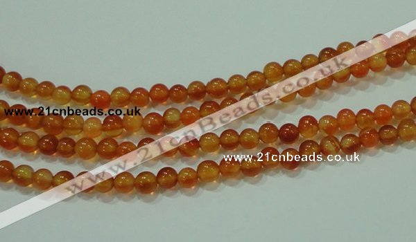 CTG78 15.5 inches 3mm round tiny red agate beads wholesale