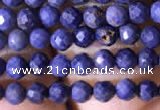 CTG788 15.5 inches 2mm faceted round tiny sapphire gemstone beads