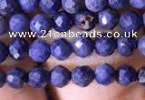 CTG789 15.5 inches 3mm faceted round tiny sapphire gemstone beads