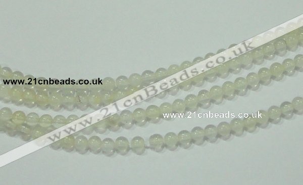 CTG79 15.5 inches 3mm round tiny white chalcedony beads wholesale