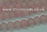 CTG80 15.5 inches 3mm round tiny dyed white jade beads wholesale