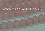 CTG80 15.5 inches 3mm round tiny dyed white jade beads wholesale