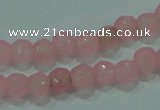 CTG86 15.5 inches 3mm faceted round tiny dyed white jade beads wholesale