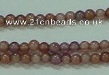 CTG89 15.5 inches 1.5mm round grade B tiny garnet beads wholesale