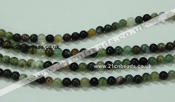 CTG90 15.5 inches 4mm round tiny indian agate beads wholesale