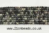 CTJ410 15.5 inches 4mm round black water jasper gemstone beads wholesale