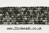 CTJ410 15.5 inches 4mm round black water jasper gemstone beads wholesale